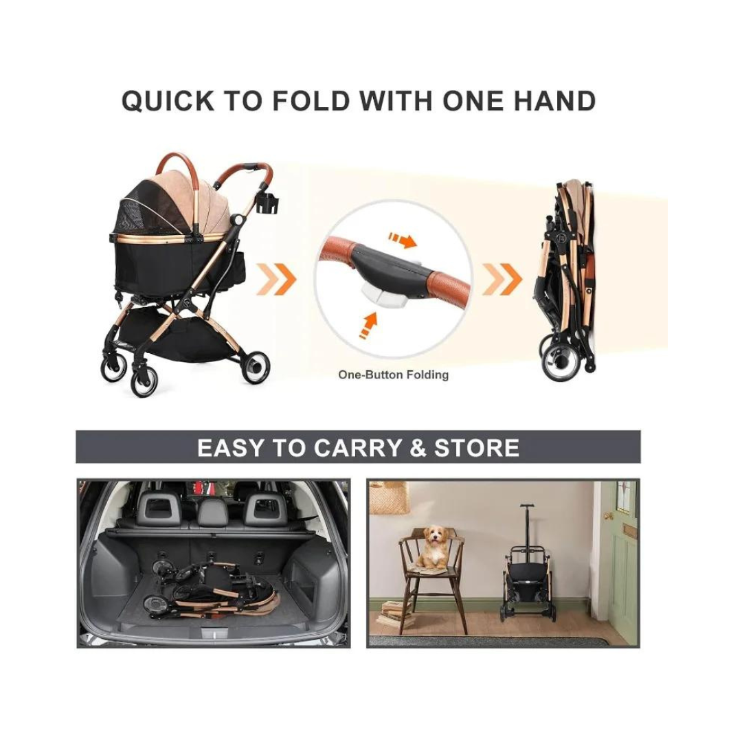 Foldable Cat Stroller