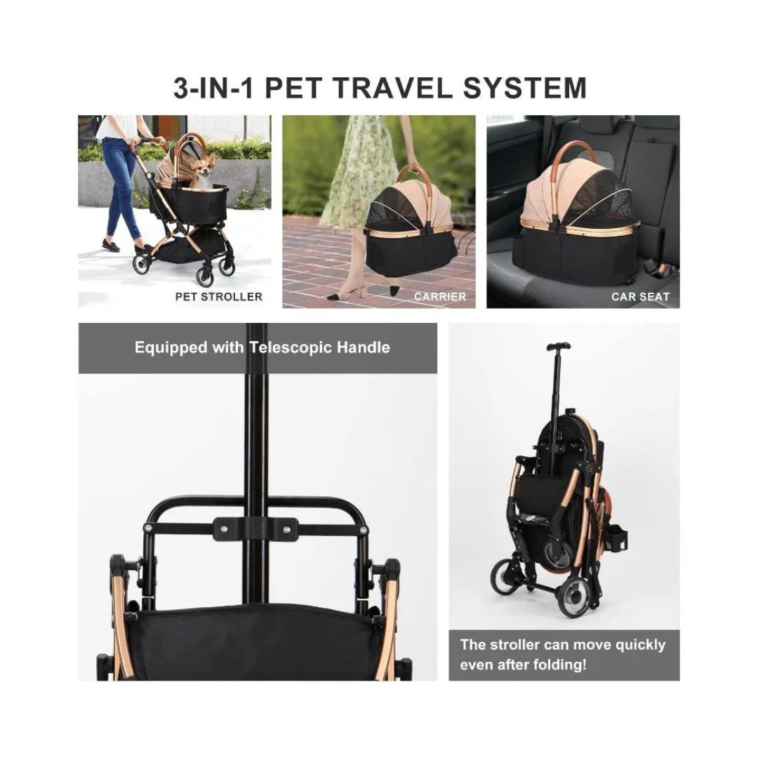 Foldable Cat Stroller
