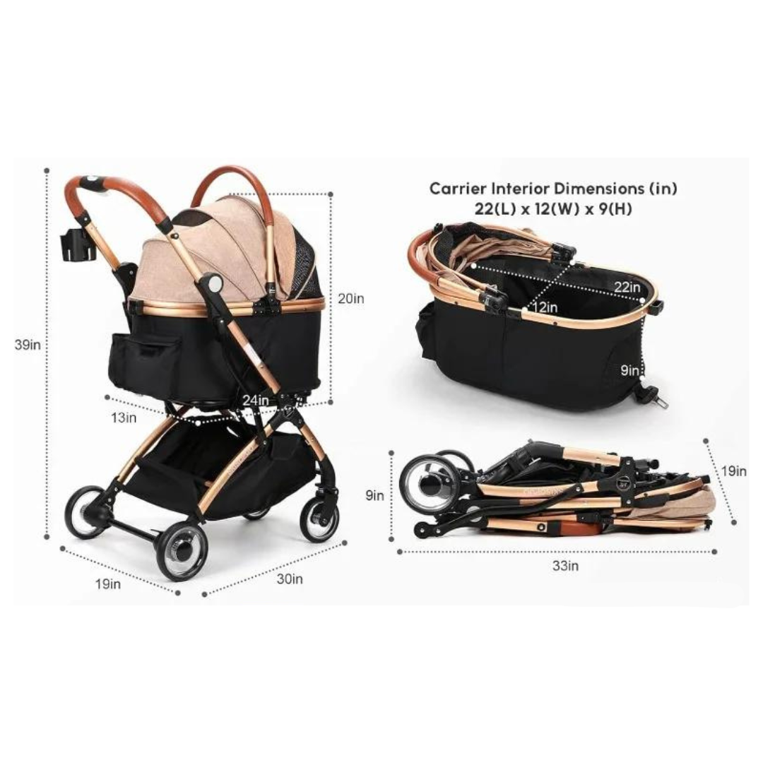 Foldable Cat Stroller