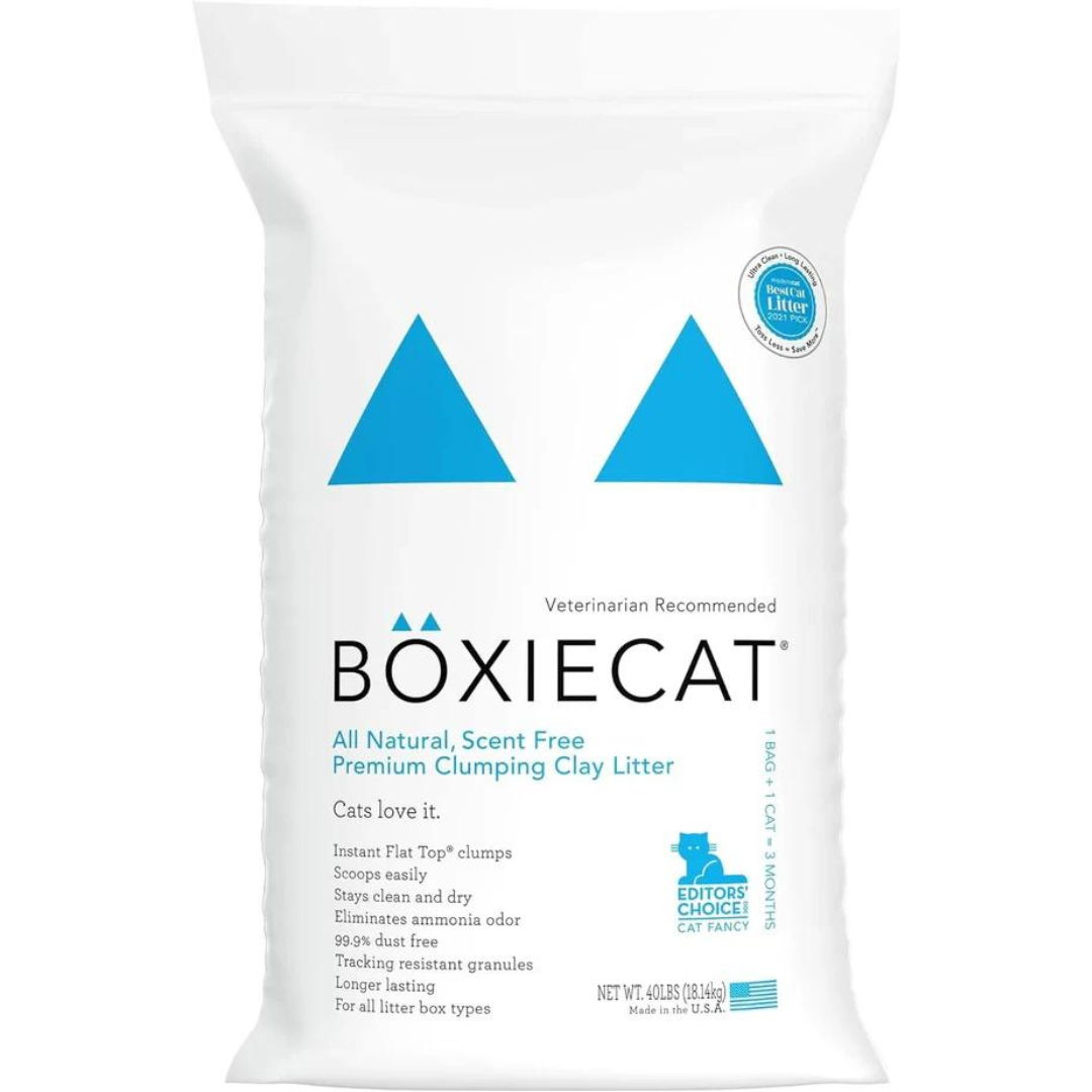 Boxiecat Premium Clumping Clay Cat Litter