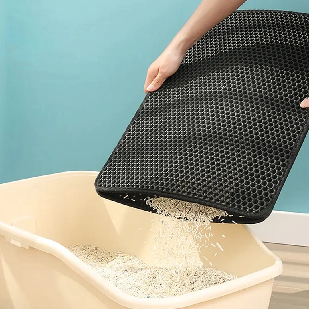 Anti-tracking litter mat