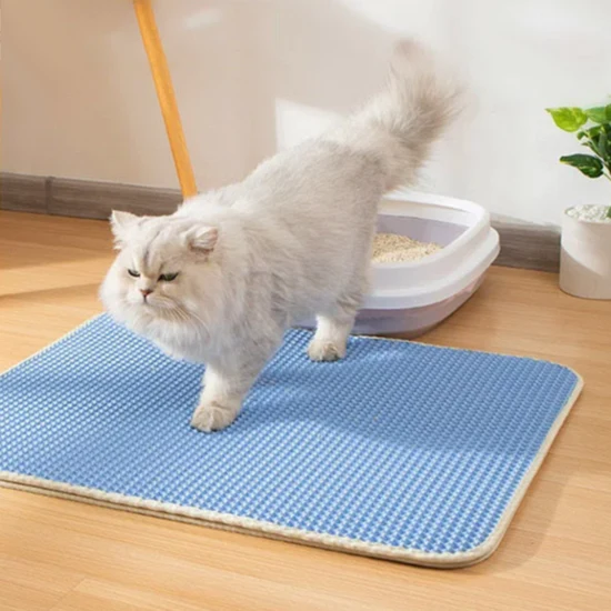 Anti-tracking litter mat